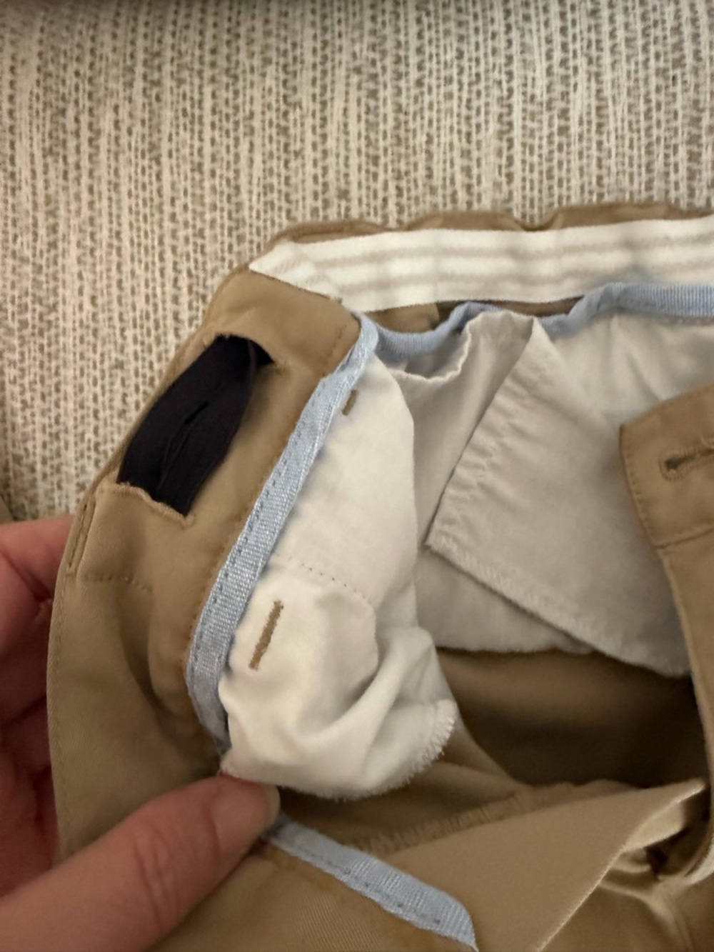 Lands' End Tan Kids' Uniform Shorts/ Lot of 3 - Picture 5 of 6